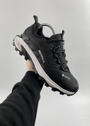 Кроссовки мужские merrell moab speed gore-tex black white