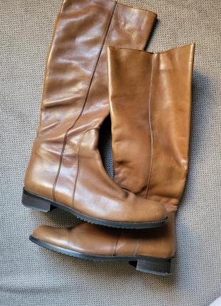 Кожаные итальянские сапоги 40 г.