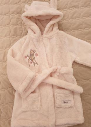 Халат для девочки 12-18 мес