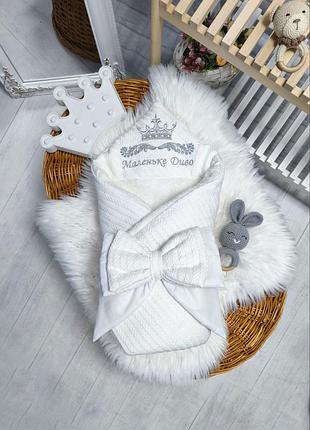 Конверт-одеяло с вышивкой на осень-зиму-весну