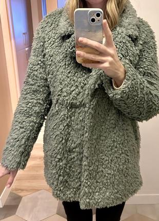 Пальто піджак тедді h&m розмір s