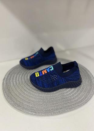 Мокасини в сітку для хлопчика, кросівки дитячі