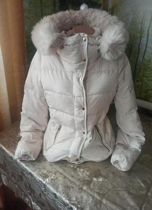 Женский пуховик zara