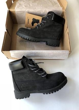 Черевики timberland black (термо)