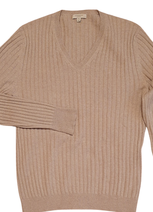 Мужской пуловер burberry,размер m, бежевого цвета