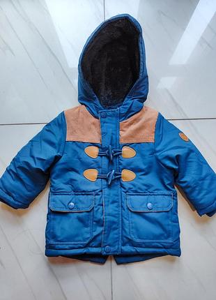 Куртка парка хлопчик зима 80 86