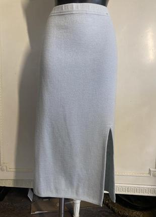 Юбка миди трикотаж шерсть