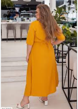 Шикарне плаття батал на запах