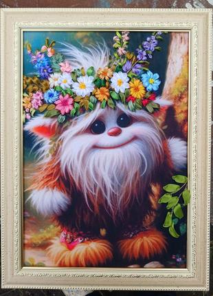 Картина-оберіг для хати,для офісу "лісовичок"