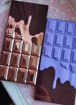 Палитра теней i heart revolution chocolate #розбираю