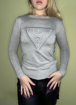 Стильный свитер guess xs-s оригинал