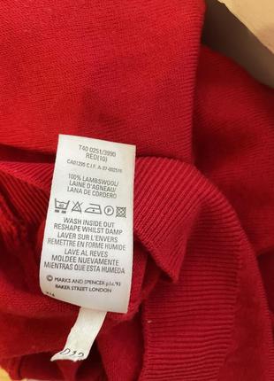 Светр гольф шерсть натуральна marks&spencer вовна lambwool massimo