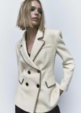 Zara пиджак жакет блейзер