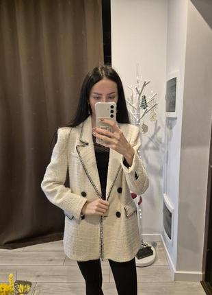 Zara пиджак жакет блейзер4 фото