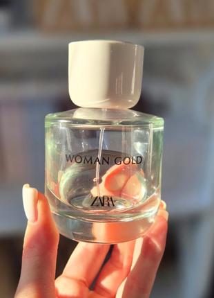 Woman gold 21 ml zara залишок в рідному флаконі