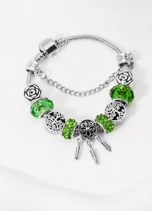 Роскошый браслет с шармами