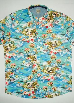 Рубашка  гавайская next supply cotton гавайка (l)
