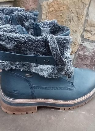 Женские теплые ботинки tom tailor.