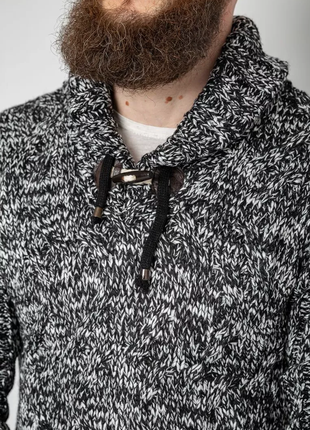 Светр чоловічий, колір чорно-білий, 214r10303