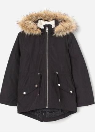 Утепленная парка еврозима h&m