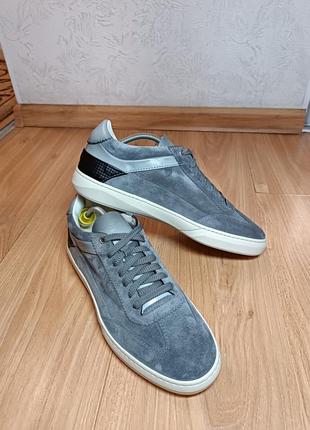 Santoni кеды замшевые,41-41,5 и размер
