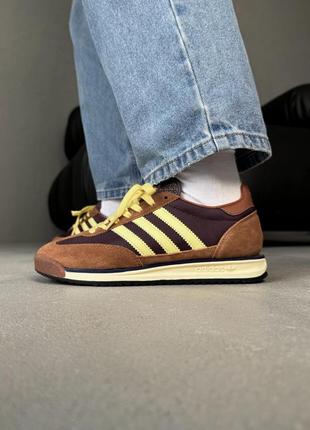 Adidas sl 72 og brown/yellow