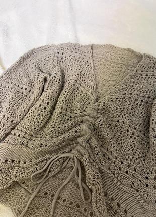 Вʼязана кофтинка-топ