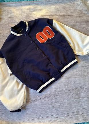 Бомпер куртка флісовий оксамитовий на кнопках boohoo