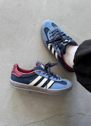 Кроссовки adidas gazelle blue/red