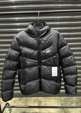 Зимняя мужская куртка пуховик nike storm fit