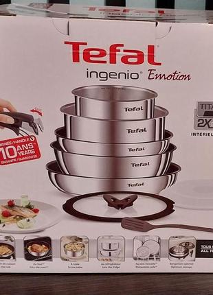 Набор посуды tefal genio emotion 10 предметов
