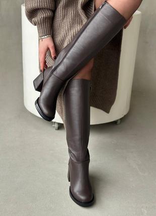 Сапоги шоколад