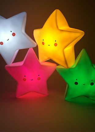 Силиконовый ночник звездочка