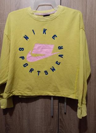 Женский оригибальный свитшот nike лодочка