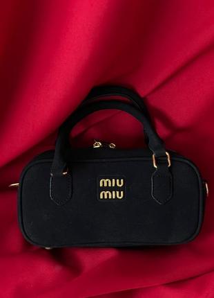 Женская сумка miu miu замша3 фото