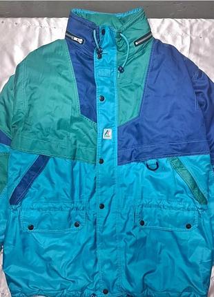 Брендовая мужская куртка k-way размер 2xl