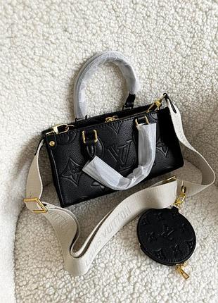 Сумка трендовая женская кожаная