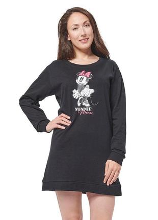 Женская ночнушка с длинным рукавом disney