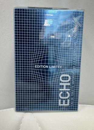 Davidoff echo man туалетная вода лимитка 75 мл