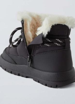 Zara зимние сапоги
