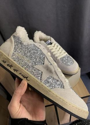 Кеды golden goose зимние голден гусь