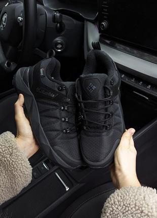Мужские кроссовки columbia thinsulate черные (термо)❄️