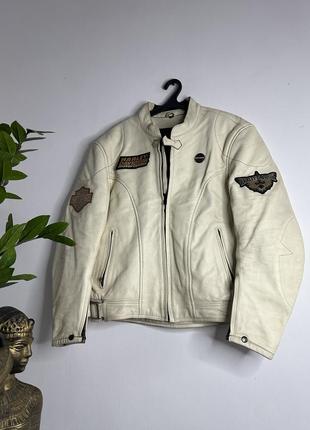 Harley davidson vintage moto leather jacket original кожаная мото куртка оригинал кожа