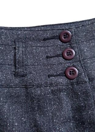Юбка миди серая 2