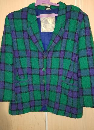Вінтажний піджак у складі шерсть