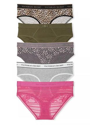 Трусики victoria's secret s m l труси комплект набір