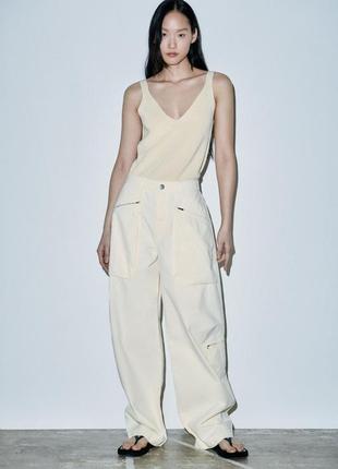 Брюки джинси zara беггі