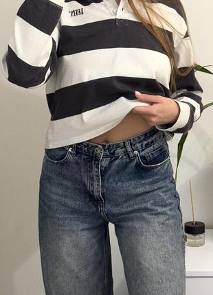 Женская укороченная кофта/лонгслив с воротничком levi's