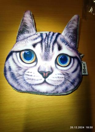 Гаманець ( косметичка ) киця ( кіт )