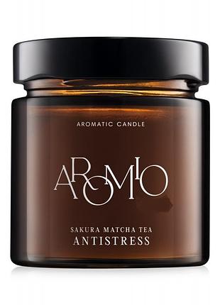 Ароматична свічка sakura matcha tea antistress від aromio